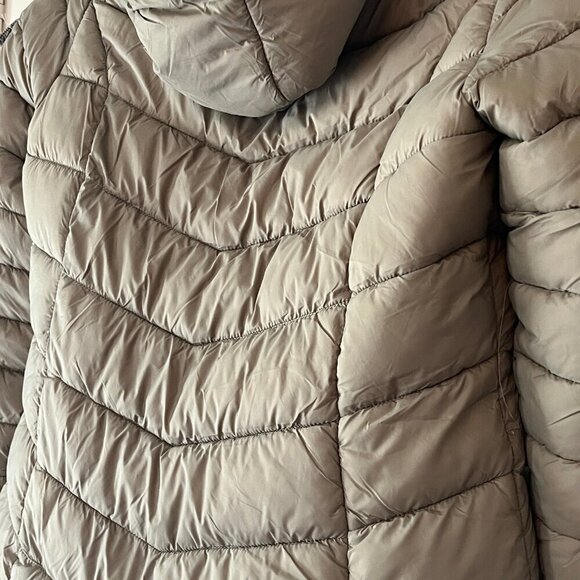 NWOT Jessica Simpson hooded puffer parka jacket small women's grey - Picture 6 of 9